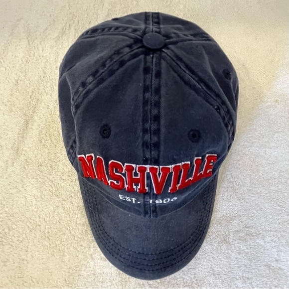 Stellar Adjustable Cotton Baseball Cap embroidered with NASHVILLE lettering - Picture 12 of 14